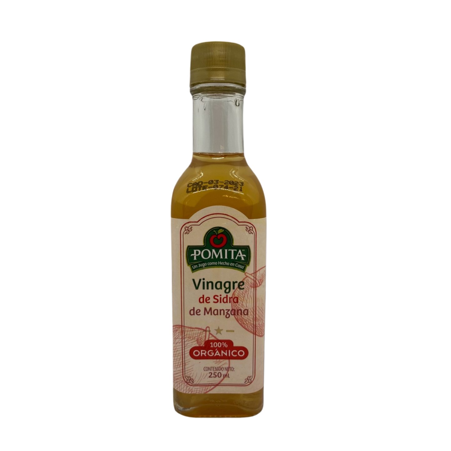 VINAGRE DE SIDRA DE MANZANA 100% ORGANICO