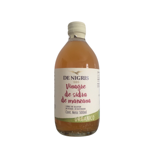 VINAGRE DE SIDRA DE  MANZANA 100% ORGANICO